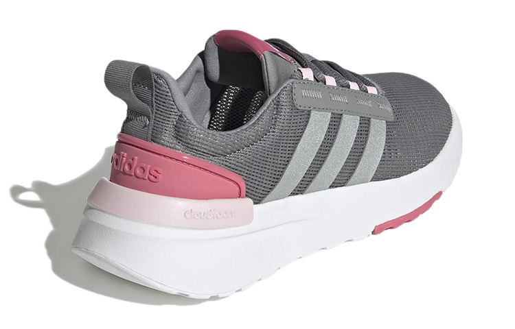 (PS) adidas Neo Racer TR21 K 'Grey Pink' 圖 4