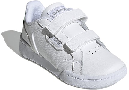 中童 adidas neo Roguera 防滑減震防踢 低筒 兒童板鞋 白 Lookbook 中童 adidas neo Roguera 防滑減震防踢 低筒 兒童板鞋 白