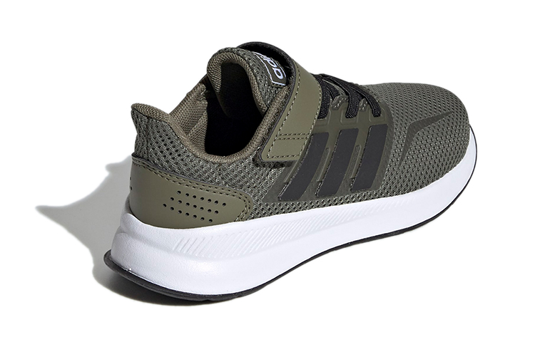 Shop BP幼童 adidas neo Run Falcon 軍綠色