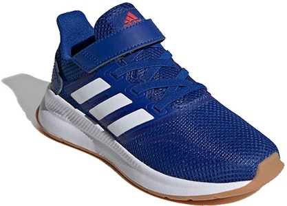 中童 adidas neo Runfalcon 1.0 防滑耐磨 低筒 跑步鞋 藍白 Lookbook 中童 adidas neo Runfalcon 1.0 防滑耐磨 低筒 跑步鞋 藍白