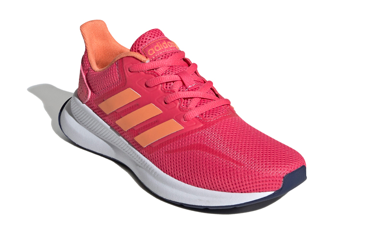 (Youth) adidas neo Runfalcon J 'Pink Orange White' 圖 3
