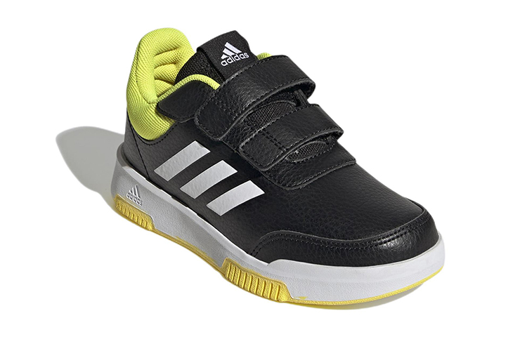 (PS) adidas Neo Tensaur K 'Black Yellow' 圖 3