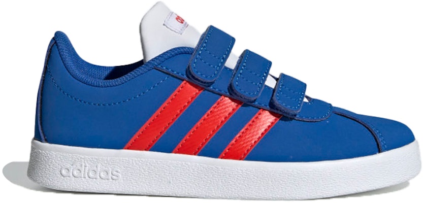 (Preschool) adidas neo VL Court 2.0 'Blue Red' EE6904 Order (Preschool) adidas neo VL Court 2.0 'Blue Red' EE6904