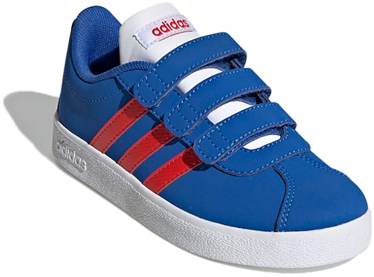 (Preschool) adidas neo VL Court 2.0 'Blue Red' EE6904 Lookbook (Preschool) adidas neo VL Court 2.0 'Blue Red' EE6904