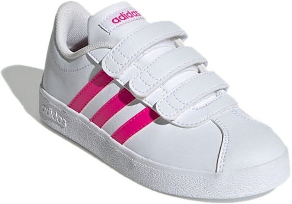 (Preschool) adidas neo Vl Court 2.0 Cmf 'White Pink' EG3880 Lookbook (Preschool) adidas neo Vl Court 2.0 Cmf 'White Pink' EG3880