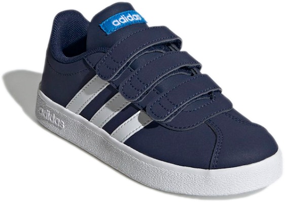 (Preschool) adidas neo VL Court 2.0 K 'Blue White Velcro' GZ3323 Lookbook (Preschool) adidas neo VL Court 2.0 K 'Blue White Velcro' GZ3323