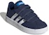 (PS) adidas neo VL Court 2.0 K 'Biru Putih Velcro' GZ3323