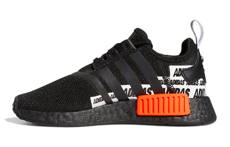 Buy (PS) adidas NMD_R1 J 'Wordmark Heel Stripe - Hitam Solar Merah' GX2554
