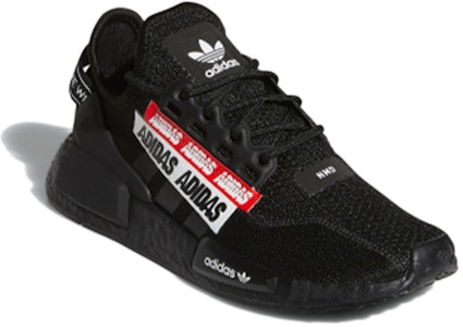 大童 adidas originals NMD_R1 V2 J 黑色 Lookbook 大童 adidas originals NMD_R1 V2 J 黑色