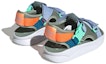 Shop (PS) adidas Originals 360 3.0 Sandal 'Silver Green' - Sandal Hijau Perak Adidas. GW2156