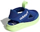 Shop (PS) adidas Originals 360 Sandal C Biru Hijau FX4947