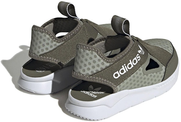(Preschool) adidas Originals 360 Sandals 'Olive Green' FZ5616 Shop (Preschool) adidas Originals 360 Sandals 'Olive Green' FZ5616