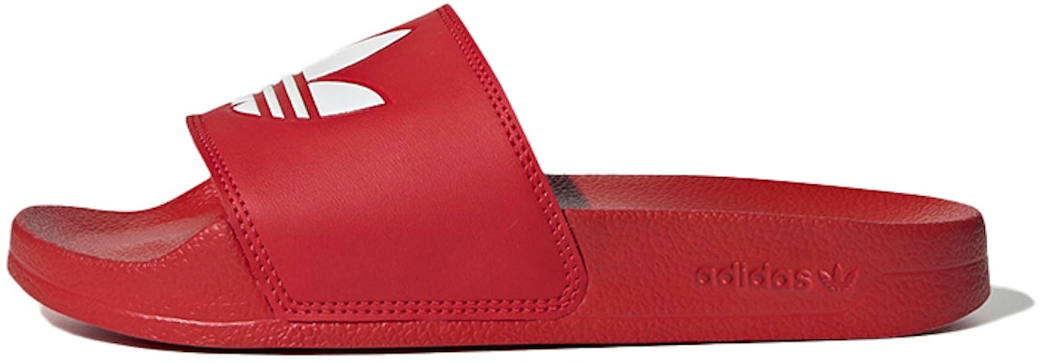 (Preschool) adidas originals Adilette Lite J Red Slippers FU9179 Buy (Preschool) adidas originals Adilette Lite J Red Slippers FU9179