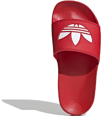 (Preschool) adidas originals Adilette Lite J Red Slippers FU9179 Purchase (Preschool) adidas originals Adilette Lite J Red Slippers FU9179