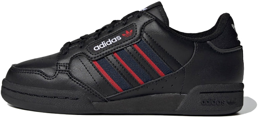 大童 adidas originals Continental 80 Stripes J 低帮 兒童板鞋 黑紅 Buy 大童 adidas originals Continental 80 Stripes J 低帮 兒童板鞋 黑紅