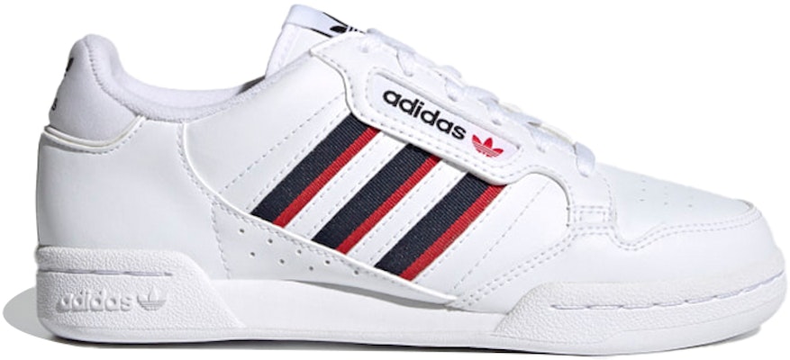 (PS) 阿迪达斯 Originals Continental 80 Stripes J 白红蓝配色 FX6088 Order (PS) 阿迪达斯 Originals Continental 80 Stripes J 白红蓝配色 FX6088