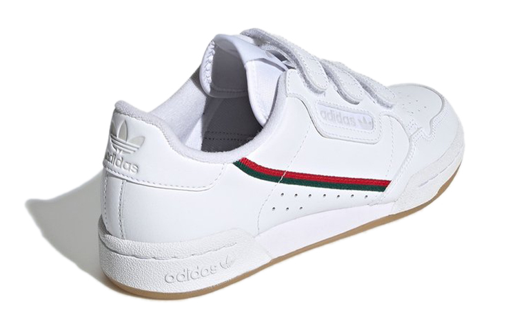 Shop (JR) adidas Originals Continental 80 Cf J 'Putih Merah Hijau' EF3060