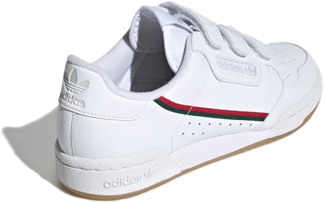 (JR) adidas Originals Continental 80 Cf J 'Putih Merah Hijau' EF3060 Shop (JR) adidas Originals Continental 80 Cf J 'Putih Merah Hijau' EF3060