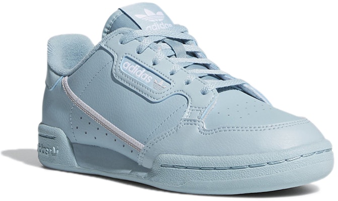 大童 adidas originals Continental 80 J 低筒 兒童運動鞋 藍色 Lookbook 大童 adidas originals Continental 80 J 低筒 兒童運動鞋 藍色