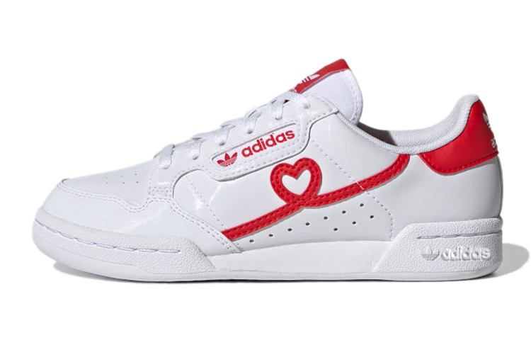 (Youth) adidas originals Continental 80 J 'White Red' FY2578