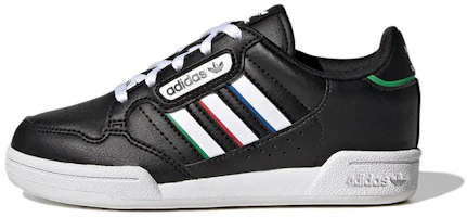 (Preschool) adidas originals Continental 80 Stripes 'Black White' GW6649 (Preschool) adidas originals Continental 80 Stripes 'Black White' GW6649