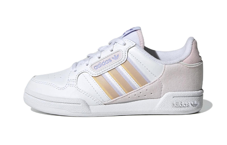 (Preschool) adidas originals Continental 80 Stripes 'White Pulse Amber Mint' GY8139