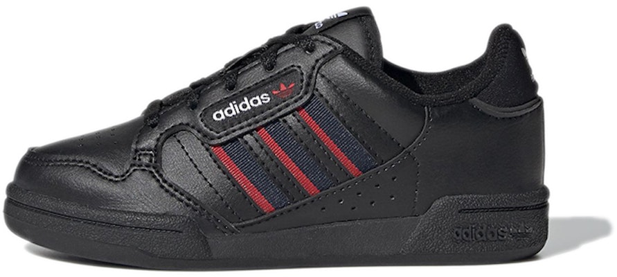 (PS) adidas Originals Continental 80 Stripes 'Negro Azul Marino Rojo' S42612 Buy (PS) adidas Originals Continental 80 Stripes 'Negro Azul Marino Rojo' S42612