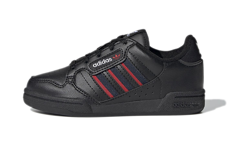 (Preschool) adidas originals Continental 80 Stripes 'Black Navy Red' S42612