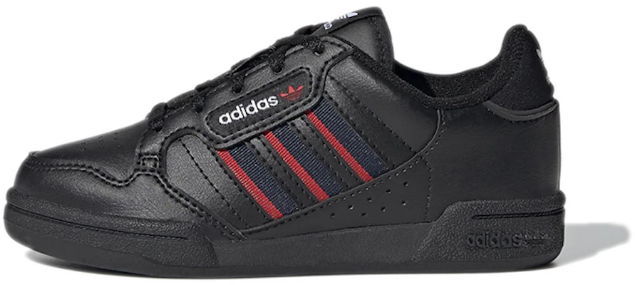 (Preschool) adidas originals Continental 80 Stripes 'Black Navy Red' S42612 Buy (Preschool) adidas originals Continental 80 Stripes 'Black Navy Red' S42612