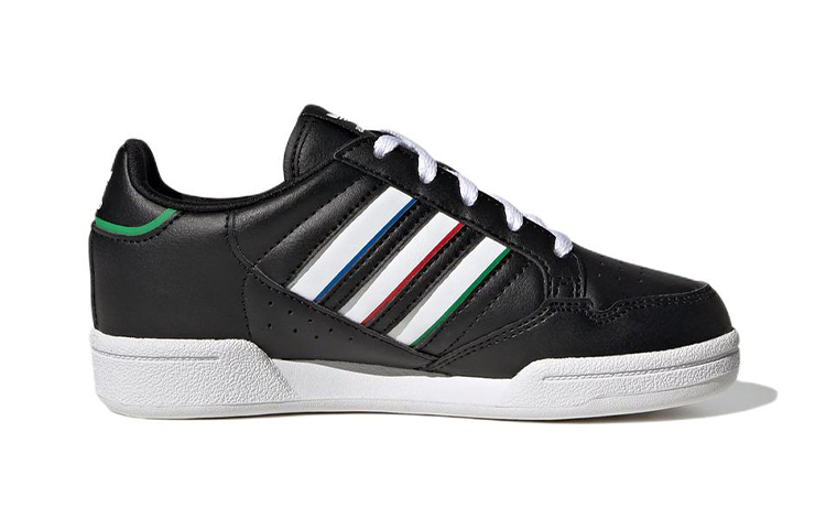 Order (Preschool) adidas originals Continental 80 Stripes 'Black White' GW6649