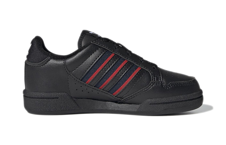 Order (Preschool) adidas originals Continental 80 Stripes 'Black Navy Red' S42612