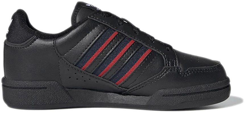 (Preschool) adidas originals Continental 80 Stripes 'Black Navy Red' S42612 Order (Preschool) adidas originals Continental 80 Stripes 'Black Navy Red' S42612