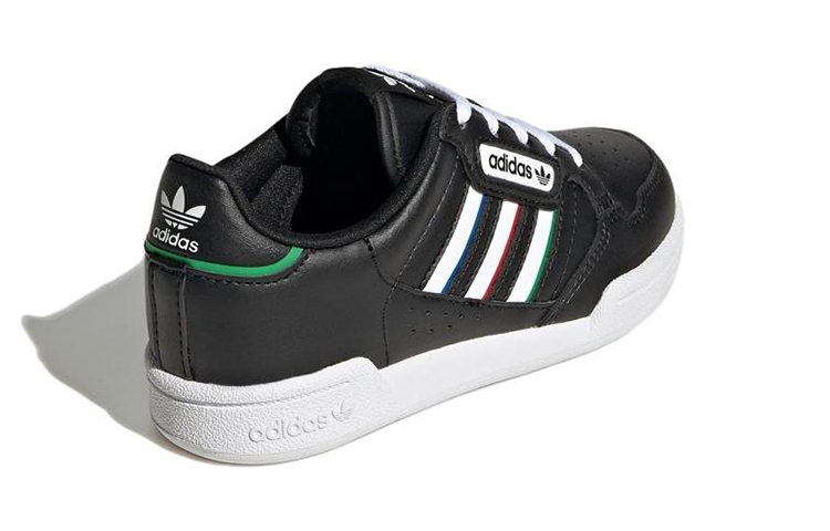 Purchase (Preschool) adidas originals Continental 80 Stripes 'Black White' GW6649