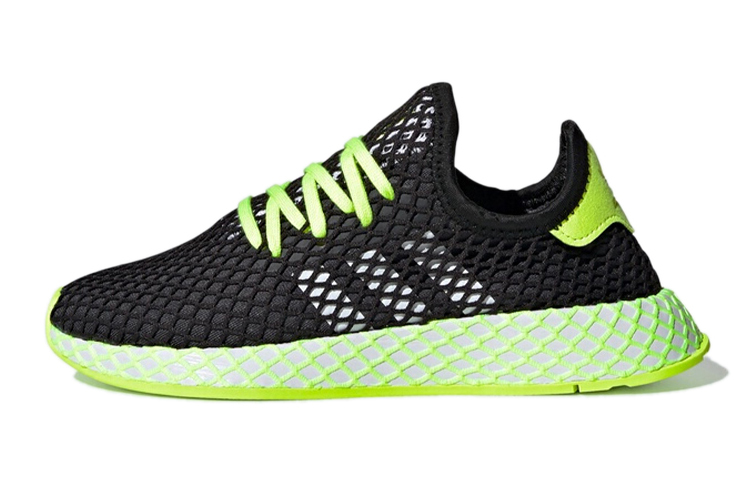 (Youth) adidas originals Deerupt RNNR J 'Black Yellow White'