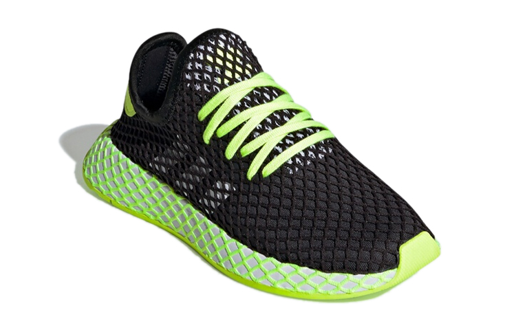 (Youth) adidas originals Deerupt RNNR J 'Black Yellow White' 圖 3