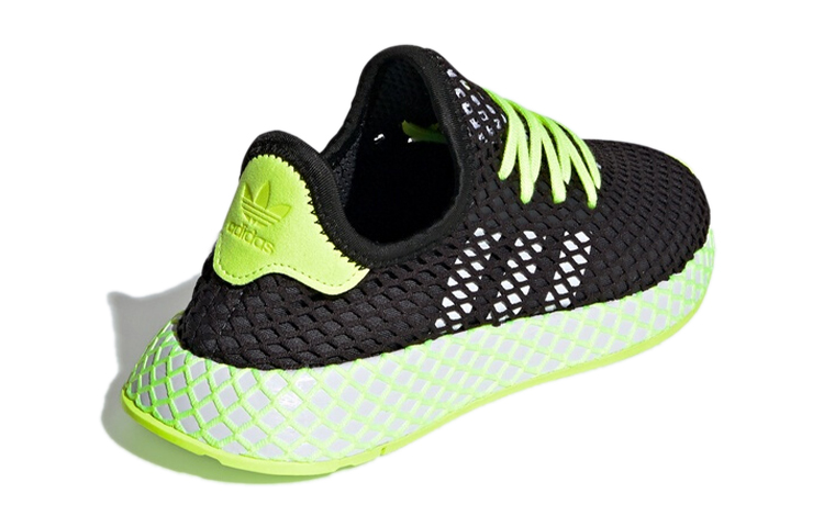 (Youth) adidas originals Deerupt RNNR J 'Black Yellow White' 圖 4