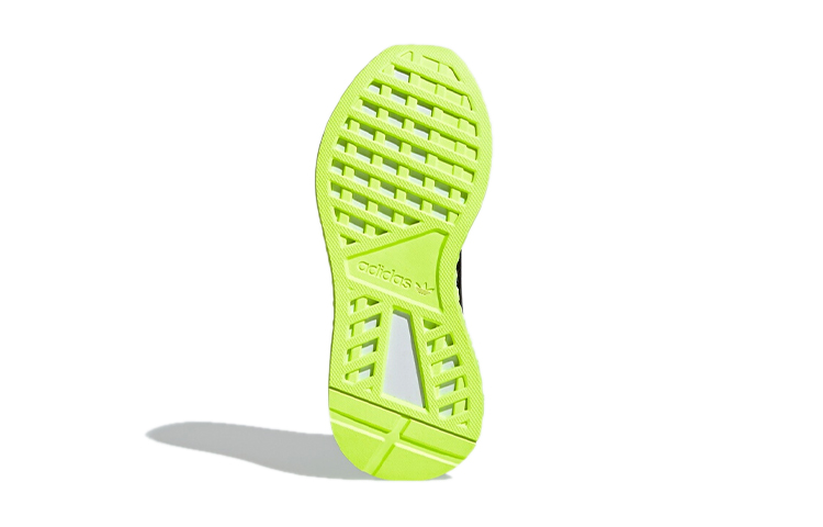 (Youth) adidas originals Deerupt RNNR J 'Black Yellow White' 圖 6