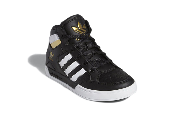 Lookbook 中童 adidas originals Drop Step 360 C 抗磨損 高筒 兒童板鞋 黑金