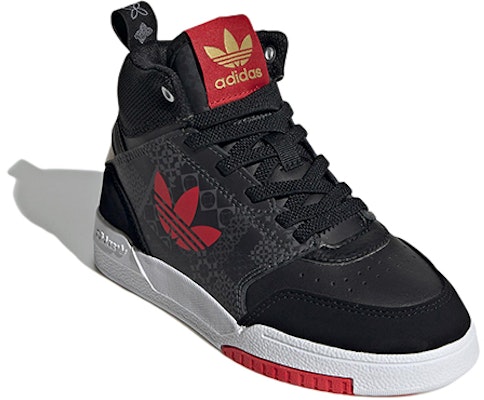 (Preschool) adidas originals Drop Step Shoes 'Black Grey Red' GY2027 Lookbook (Preschool) adidas originals Drop Step Shoes 'Black Grey Red' GY2027