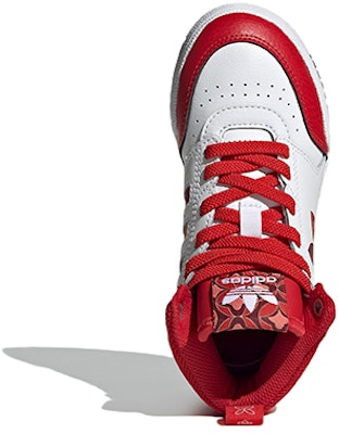 中童 adidas originals Drop Step C 防滑耐磨 高筒 兒童板鞋 白紅金 Purchase 中童 adidas originals Drop Step C 防滑耐磨 高筒 兒童板鞋 白紅金