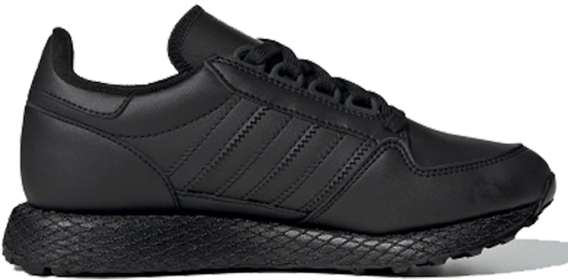 大童 adidas originals Forest Grove J 耐磨低筒運動休閒鞋 黑色 Order 大童 adidas originals Forest Grove J 耐磨低筒運動休閒鞋 黑色