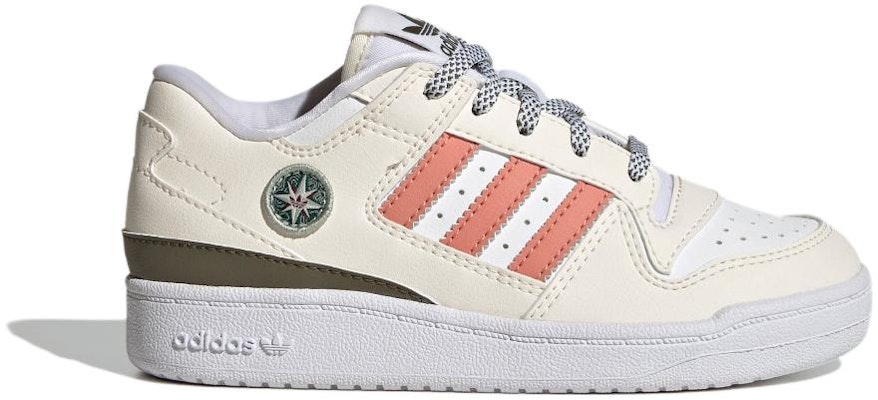 (Preschool) adidas Originals Forum Low Shoes 'White Pink Olive' IG0284 Order (Preschool) adidas Originals Forum Low Shoes 'White Pink Olive' IG0284