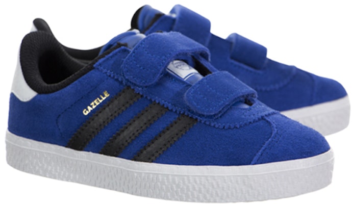 (Preschool) adidas Originals Gazelle 2 CF 'Blue Black' B24643 Lookbook (Preschool) adidas Originals Gazelle 2 CF 'Blue Black' B24643