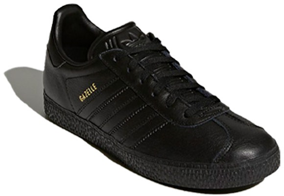(Youth) adidas Gazelle J 'Triple Black' BY9146 Lookbook (Youth) adidas Gazelle J 'Triple Black' BY9146