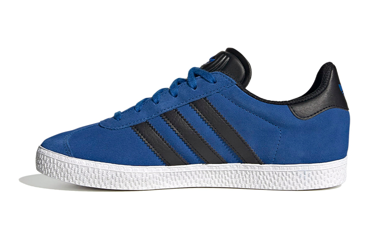 Buy 大童 adidas originals Gazelle 低幫 兒童板鞋 藍黑白