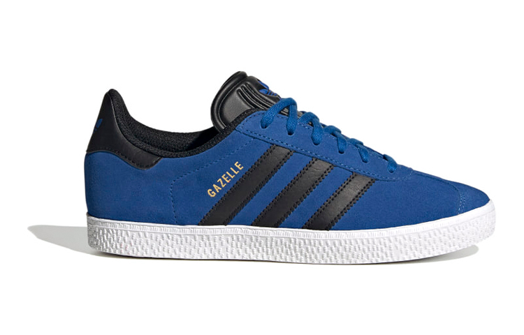 Order 大童 adidas originals Gazelle 低幫 兒童板鞋 藍黑白