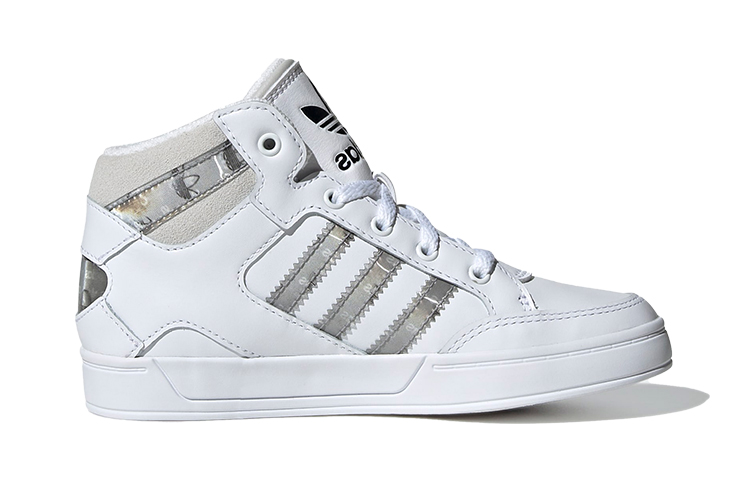 Order 中童 adidas originals Hardcourt HI 舒適休閒 耐磨 高筒 兒童運動板鞋 白色