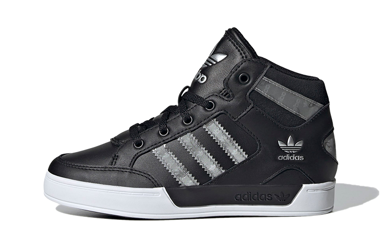 (Preschool) adidas originals Hardcourt High 'Black Grey' GX1670