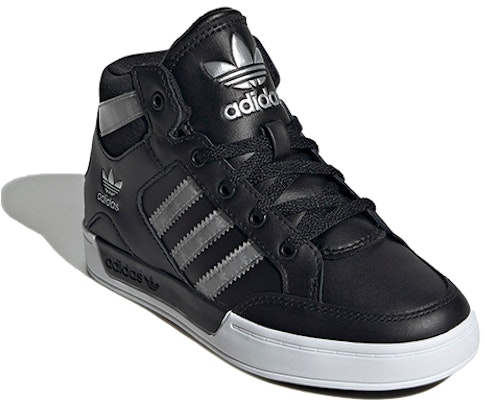 (Preschool) adidas originals Hardcourt High 'Black Grey' GX1670 Lookbook (Preschool) adidas originals Hardcourt High 'Black Grey' GX1670
