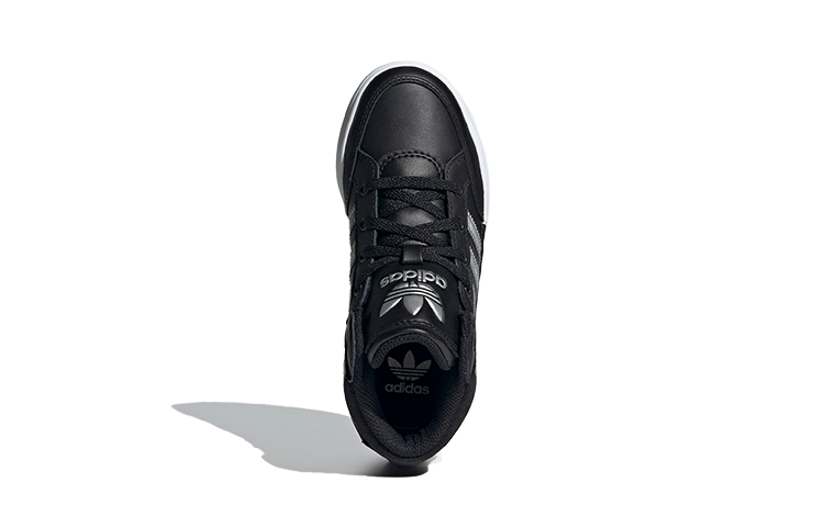 Purchase 中童 adidas Originals Hardcourt HI 舒適休閒 耐磨 高幫 兒童板鞋 黑色